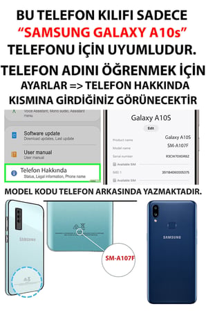 Samsung Galaxy A10S Uyumlu Sulu Boya Sahil ve Deniz Manzaralı Baskılı Silikon Kılıf