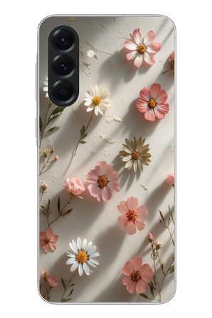 Samsung Galaxy A56 Uyumlu Papatya Çiçekleri Baskılı Silikon Kılıf