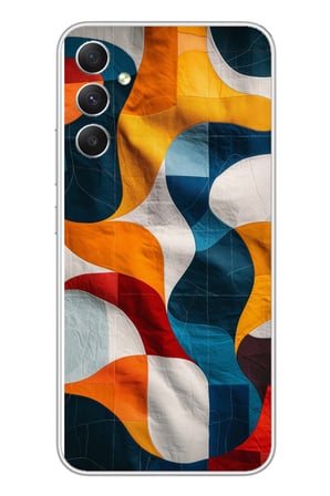 Samsung Galaxy A34 Uyumlu Modern Desenler Baskılı Silikon Kılıf