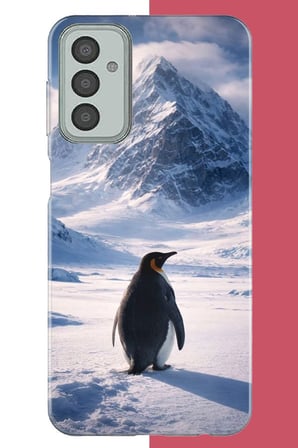 Samsung Galaxy M13-M23 Uyumlu nihilist Penguen2 Baskılı Silikon Kılıf
