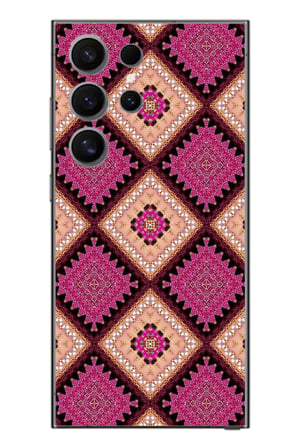 Samsung Galaxy S24 Ultra Uyumlu Pembe Yavrusu Motifleri Baskılı Silikon Kılıf