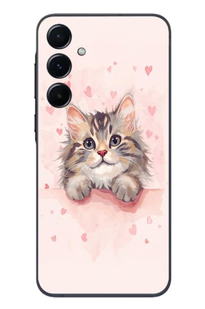 Samsung Galaxy A55 Uyumlu Benim Kedim Baskılı Silikon Kılıf