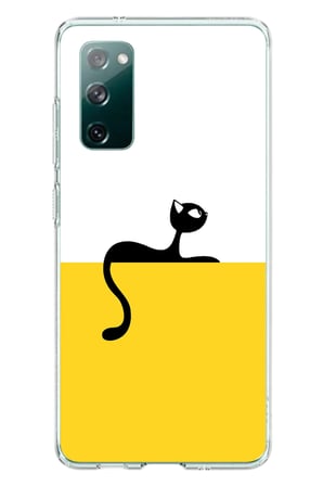 Samsung Galaxy S20 FE Uyumlu Dişi Kedi Baskılı Silikon Kılıf