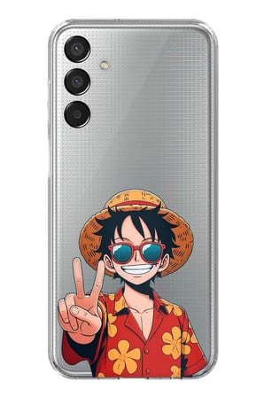Samsung Galaxy M15 Uyumlu Monkey D. Luffy Tasarımlı Baskılı Silikon Kılıf