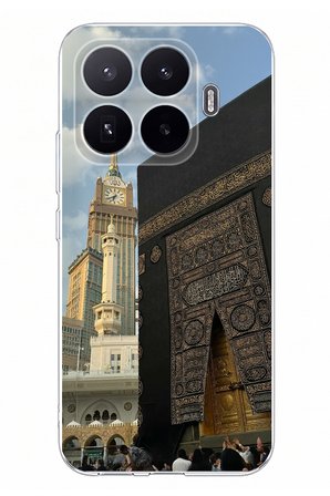 Xiaomi 17T Uyumlu Manevi Huzur Kabe Kapısı Umre Baskılı Silikon Kılıf