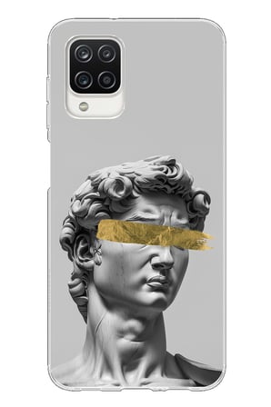 Samsung Galaxy A12-M12 Uyumlu Modern Hellenistik Davut Baskılı Silikon Kılıf