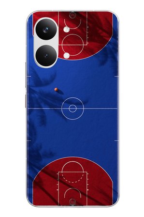 POCO X8 Pro Max Uyumlu Basketbol Sahası Baskılı Silikon Kılıf