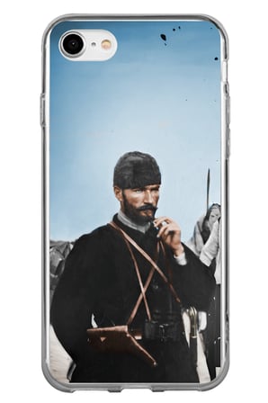 iPhone 6 - 6S Uyumlu Atatürk Cephede Baskılı Silikon Kılıf