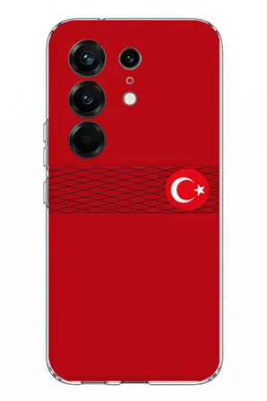 Tecno Camon 50 PRO 4G Uyumlu Türk Milli Takım Izgara Desenli Forma Baskılı Silikon Kılıf