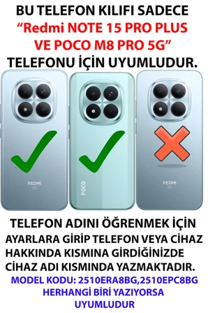 Redmi Note 15 PRO PLUS Uyumlu Geleneksel Motifli Beyaz At Baskılı Silikon Kılıf