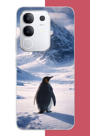 Vivo Y29 Uyumlu nihilist Penguen2 Baskılı Silikon Kılıf