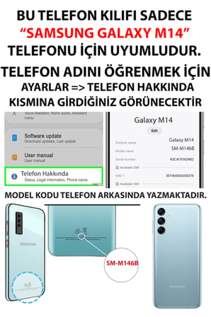Samsung Galaxy M14 Uyumlu Türk Milli Takım Izgara Desenli Forma Baskılı Silikon Kılıf