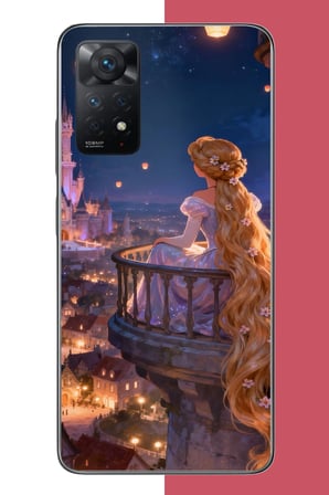 Redmi Note 11 PRO 4G Uyumlu Rapunzel Baskılı Silikon Kılıf