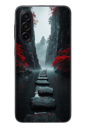 Samsung Galaxy A17 Uyumlu Karanlık Yolu Baskılı Silikon Kılıf