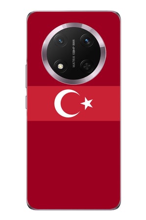 Honor Magic 7 Lite Uyumlu Türk Milli Takım Kırmızı Forma Baskılı Silikon Kılıf