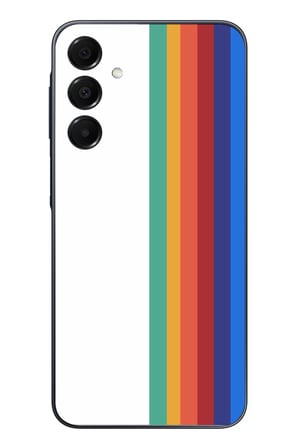 Samsung Galaxy A16 Uyumlu Gökkuşağı Baskılı Silikon Kılıf