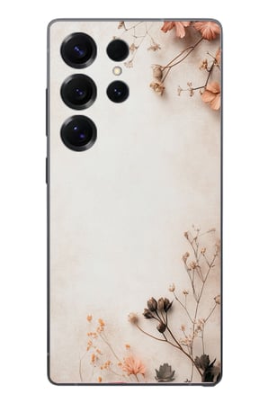 Samsung Galaxy S25 Ultra Uyumlu Kuru Dallar Baskılı Silikon Kılıf