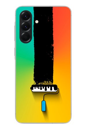 Samsung Galaxy A56 Uyumlu Boya Rulosu Baskılı Silikon Kılıf