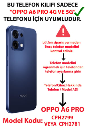 Oppo A6 PRO Uyumlu Bordür Çiçekli Sabır Yazılı Baskılı Silikon Kılıf