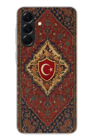 Samsung Galaxy A56 Uyumlu Türkiye Bayraklı Halı Baskılı Silikon Kılıf