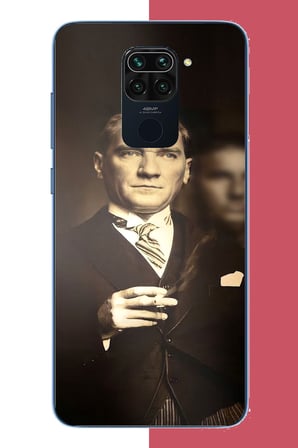 Redmi Note 9 Uyumlu atatürk 4 Baskılı Silikon Kılıf