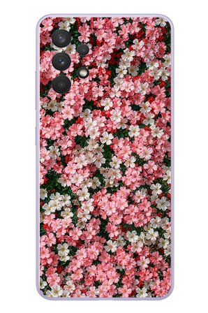 Samsung Galaxy A32 Uyumlu Ahenkli Papatyalar Baskılı Silikon Kılıf