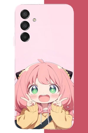 Samsung Galaxy M15 Uyumlu kawaii küçük kız2 Baskılı Silikon Kılıf