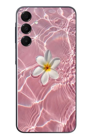 Samsung Galaxy A16 Uyumlu Dalgalı Papatya Baskılı Silikon Kılıf