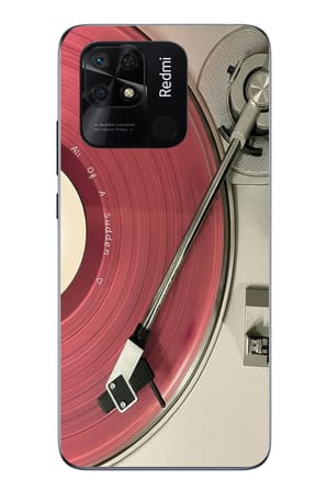 Redmi 10C Uyumlu Pembe Plak Baskılı Silikon Kılıf
