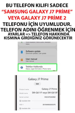 Samsung Galaxy J7 Prime Uyumlu Türk Milli Takım Desenli Forma Baskılı Silikon Kılıf