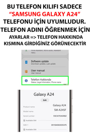 Samsung Galaxy A24 Uyumlu Kabe Umre ve Kuşlar Baskılı Silikon Kılıf