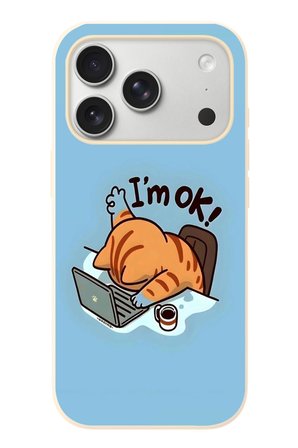 İphone 17 Pro Uyumlu l'M Ok Baskılı Silikon Kılıf