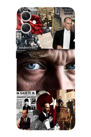 Samsung Galaxy A05 Uyumlu Atatürk İstiklal Panoraması Baskılı Silikon Kılıf