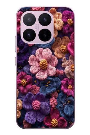 Xiaomi 17T
 Uyumlu Çiçek Örgüsü Baskılı Silikon Kılıf
