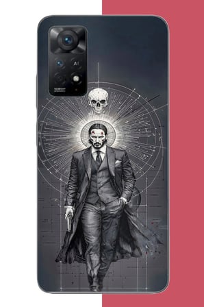 Redmi Note 11E Uyumlu baba yaga Baskılı Silikon Kılıf