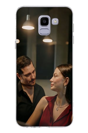 Samsung Galaxy J6 Uyumlu Eşref Rüya - Eşref ve Nisan Baskılı Silikon Kılıf