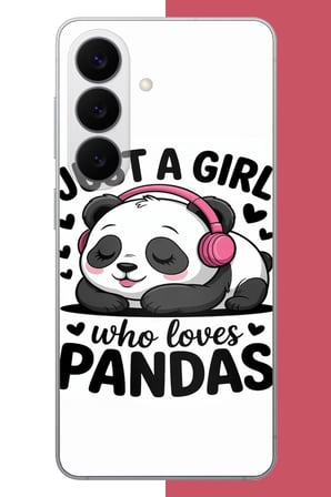 Samsung Galaxy S26 Uyumlu kawaii panda Baskılı Silikon Kılıf