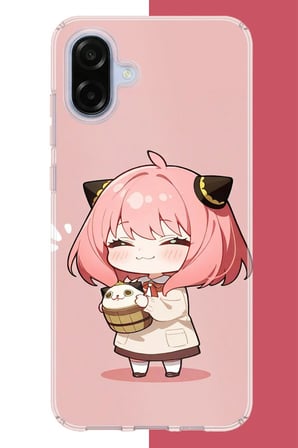 Samsung Galaxy A07 Uyumlu kawaii küçük kız Baskılı Silikon Kılıf