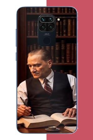 Redmi Note 9 Uyumlu atatürk makamında Baskılı Silikon Kılıf