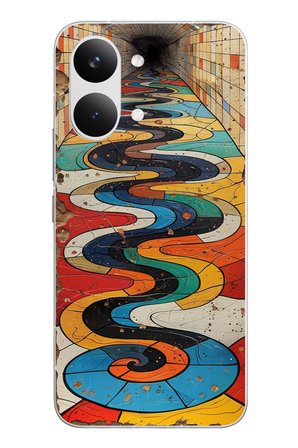 POCO X8 Pro Max Uyumlu Renk Duvarı Baskılı Silikon Kılıf