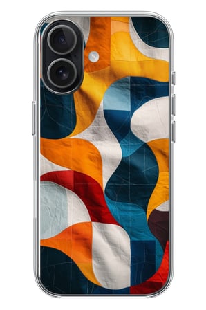 iphone 17 Uyumlu Modern Desenler Baskılı Silikon Kılıf