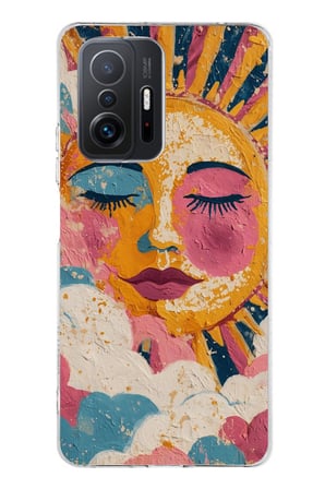 Xiaomi Mi 11T-11T PRO Uyumlu Efsunlu Güneş Baskılı Silikon Kılıf