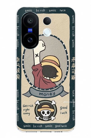 Vivo X200 FE Uyumlu One Piece Dolar Baskılı Silikon Kılıf
