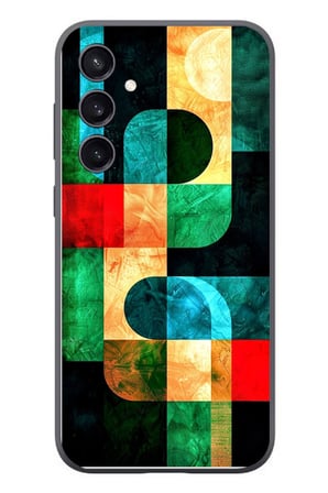 Samsung Galaxy S23 Uyumlu Modern Çizgiler Baskılı Silikon Kılıf