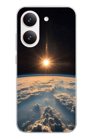 Poco X8 Pro
 Uyumlu Uzay Günbatımı Baskılı Silikon Kılıf