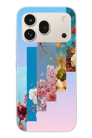 Honor 600 Pro Uyumlu Dik Çiçek Tabloları Baskılı Silikon Kılıf