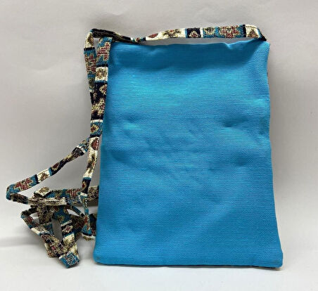 Otantik Desenli Fermuarlı Askılı Çanta Özel Dikim - GS201