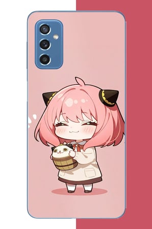 Samsung Galaxy M52 Uyumlu kawaii küçük kız Baskılı Silikon Kılıf