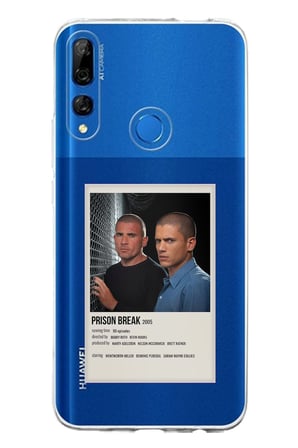 Honor 9X Uyumlu Prison Break Tasarımlı Baskılı Silikon Kılıf