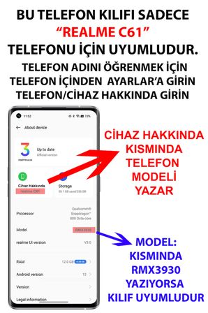 Realme C61 Uyumlu Tarihi Türk Devletleri Bayrakları Baskılı Silikon Kılıf
